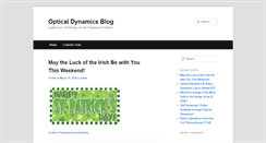 Desktop Screenshot of blog.opticaldynamics.com